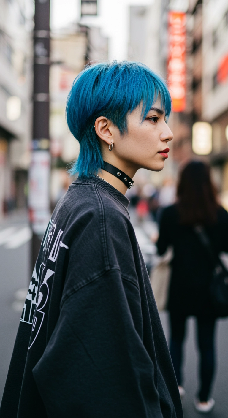 A person with a trendy