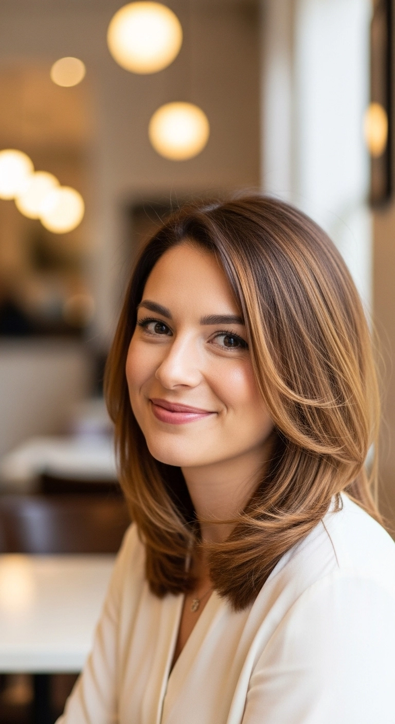 A smiling woman with a 